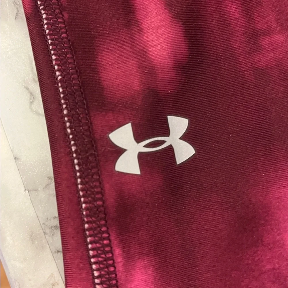 Under Armour Alpha Active Compression Leggings Pink White XL - Picture 8 of 9